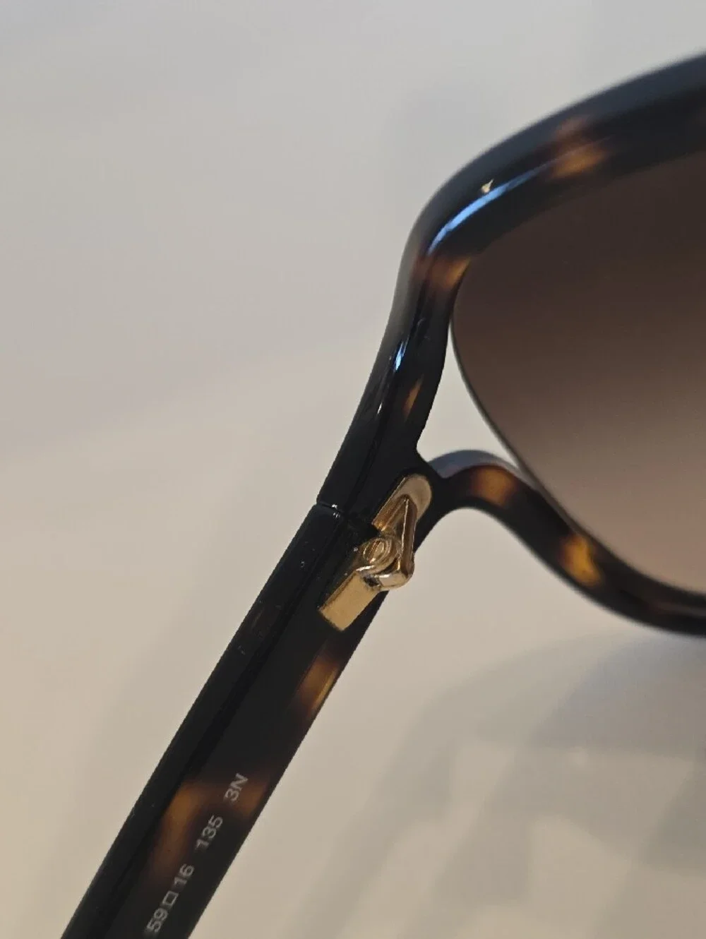 Coach Oversized Women's Dark Tortoiseshell Sunglasses with Brown Gradient Lenses